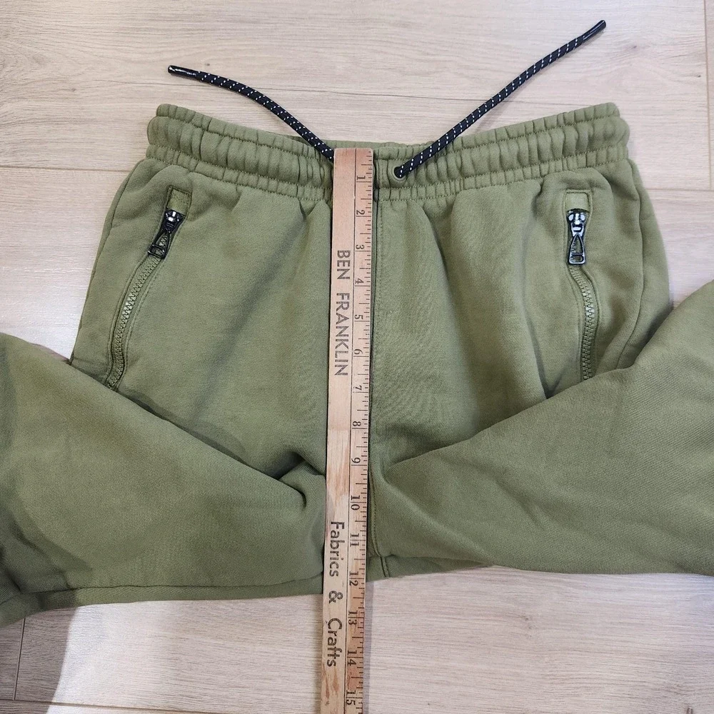 Jordan 23 Engineered Fleece Pants Mens Small Green Sweatpants Zip Pockets
